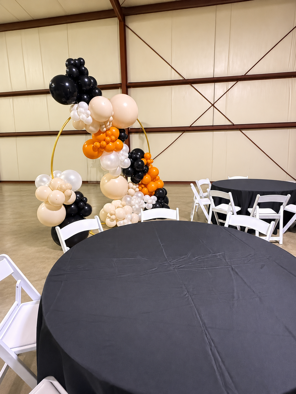 5-Foot Wood Round Table