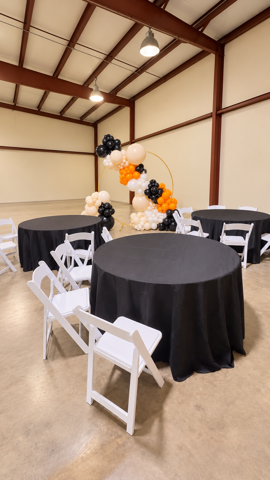 5-Foot Wood Round Table