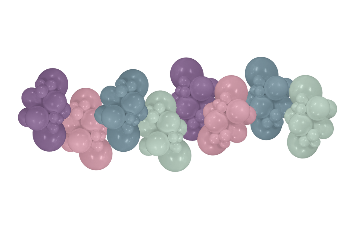 Mermaid Kisses and Birthday Wishes DIY Balloon Garland Kit