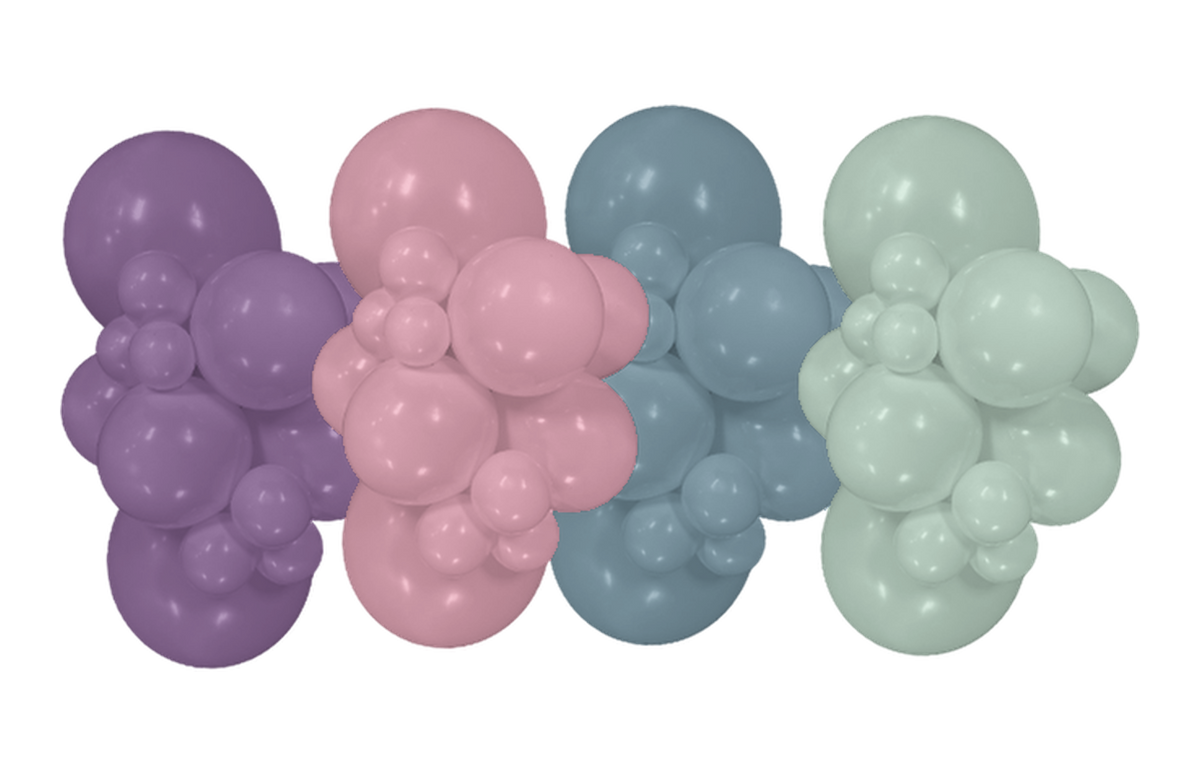 Mermaid Kisses and Birthday Wishes DIY Balloon Garland Kit