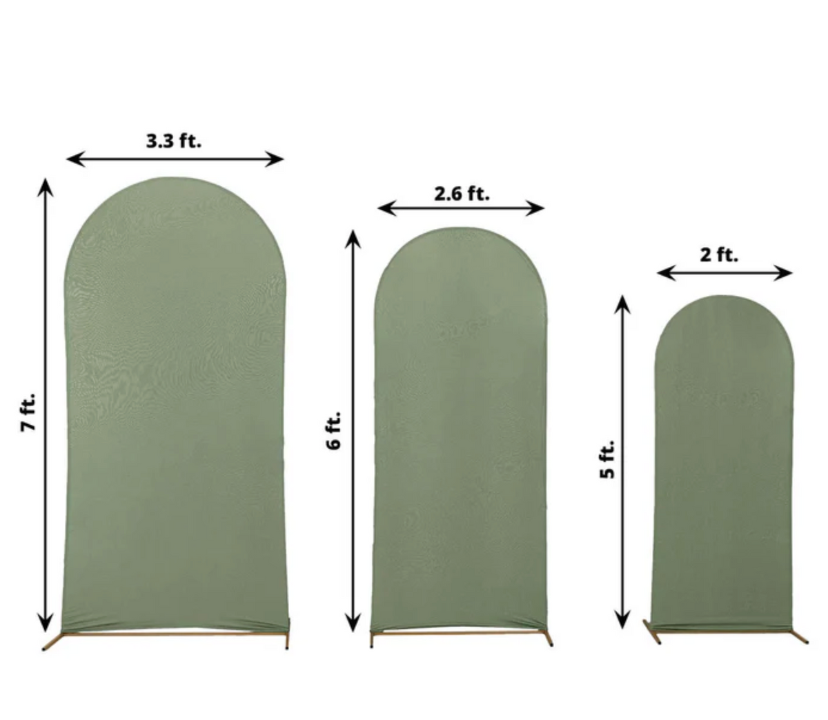 Arch Stand Set — 5 ft, 6 ft & 7 ft Frames