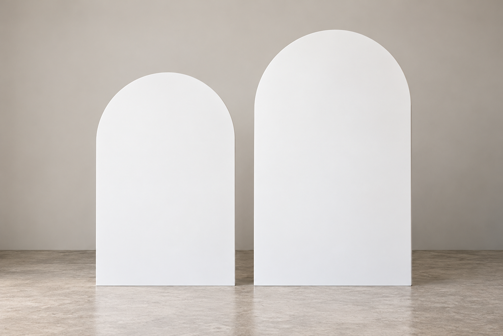 White Wooden Arch